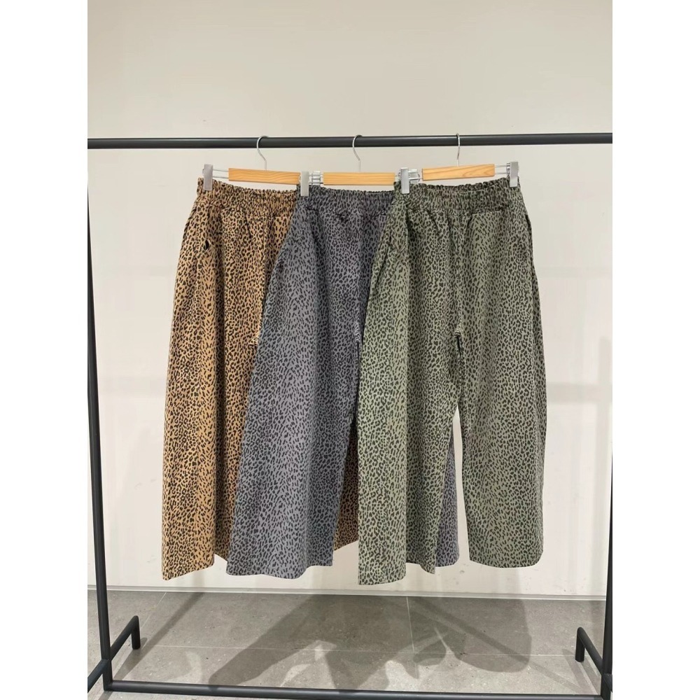 ✈️卡其現貨-正韓🇰🇷//豹紋闊腿褲~12.18-細節圖12
