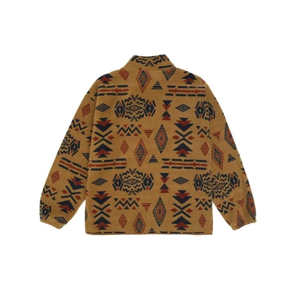 ✈️棕現貨1-正韓🇰🇷//波希米亞幾何抓絨夾克外套~2.10-細節圖2