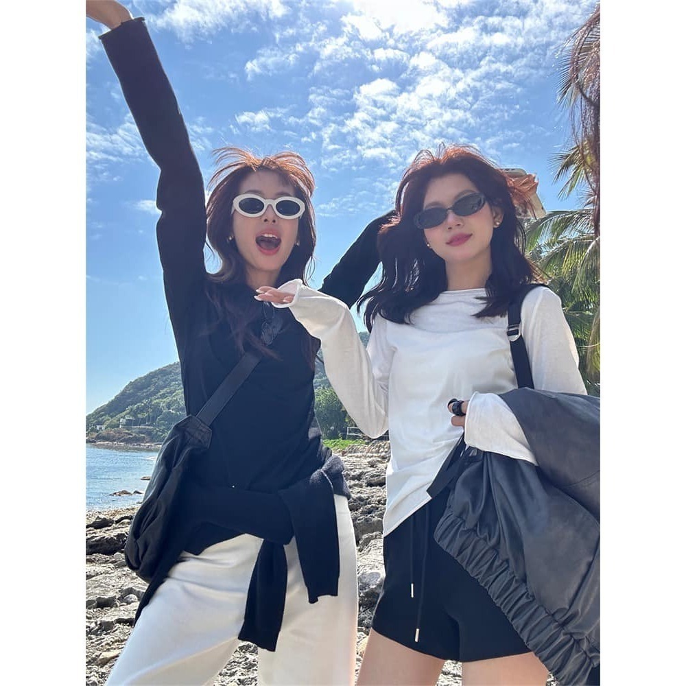 ✈️S碼現貨-//檸檬家🍋//糖果捲邊百搭Tee~3.31-細節圖9