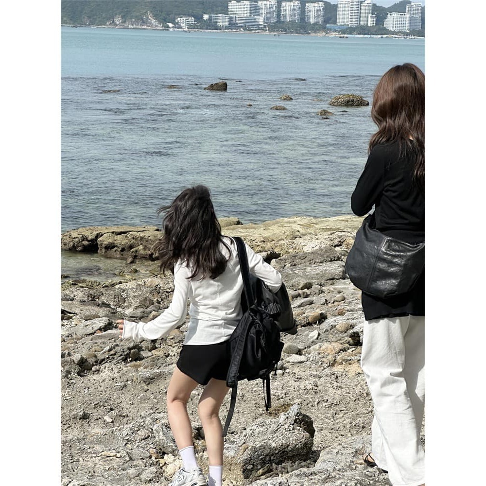 ✈️S碼現貨-//檸檬家🍋//糖果捲邊百搭Tee~3.31-細節圖10