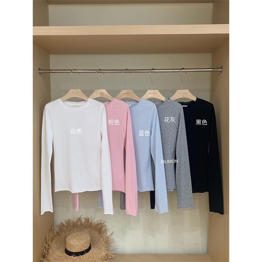 ✈️S碼現貨-//檸檬家🍋//糖果捲邊百搭Tee~3.31-細節圖11