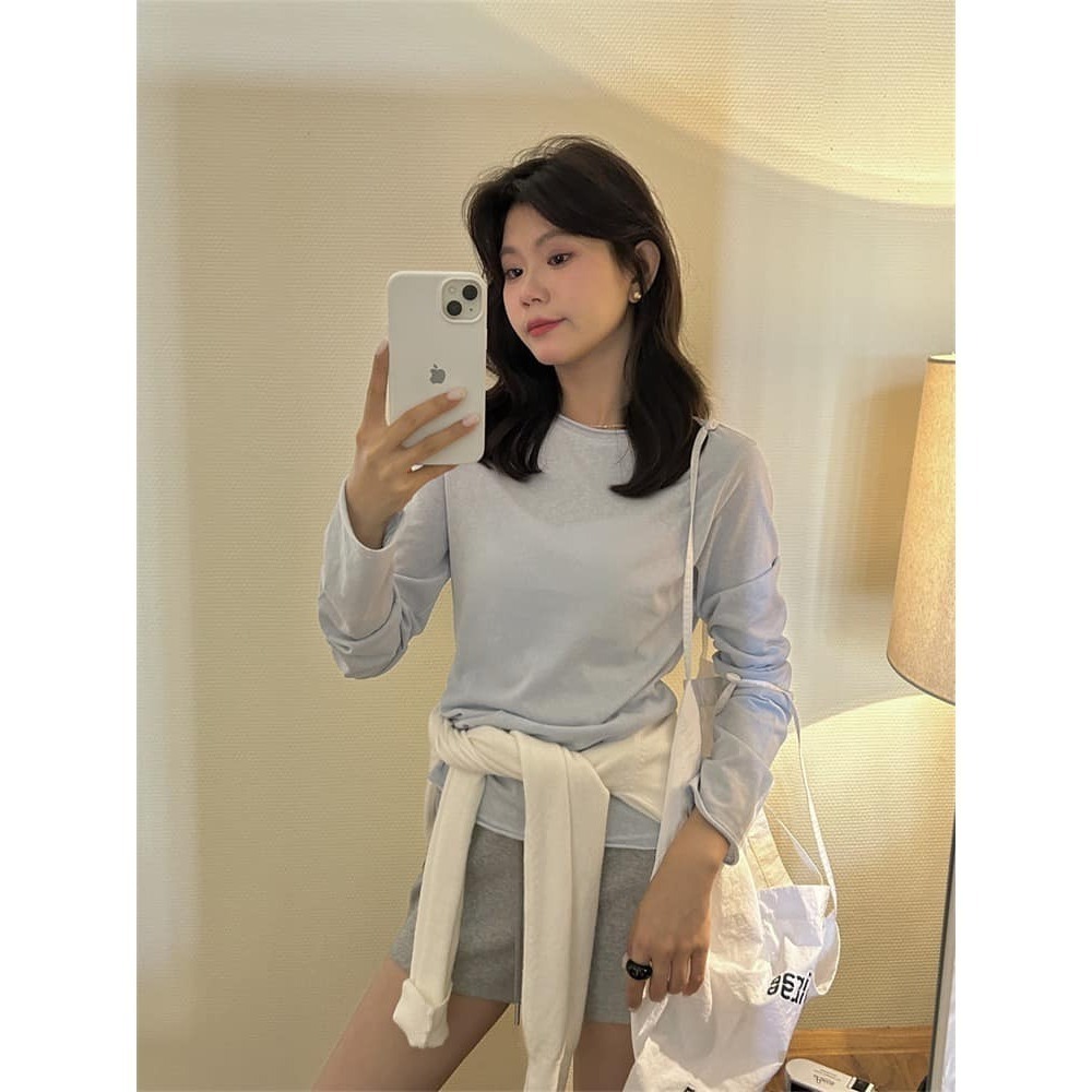 ✈️S碼現貨-//檸檬家🍋//糖果捲邊百搭Tee~3.31-規格圖11