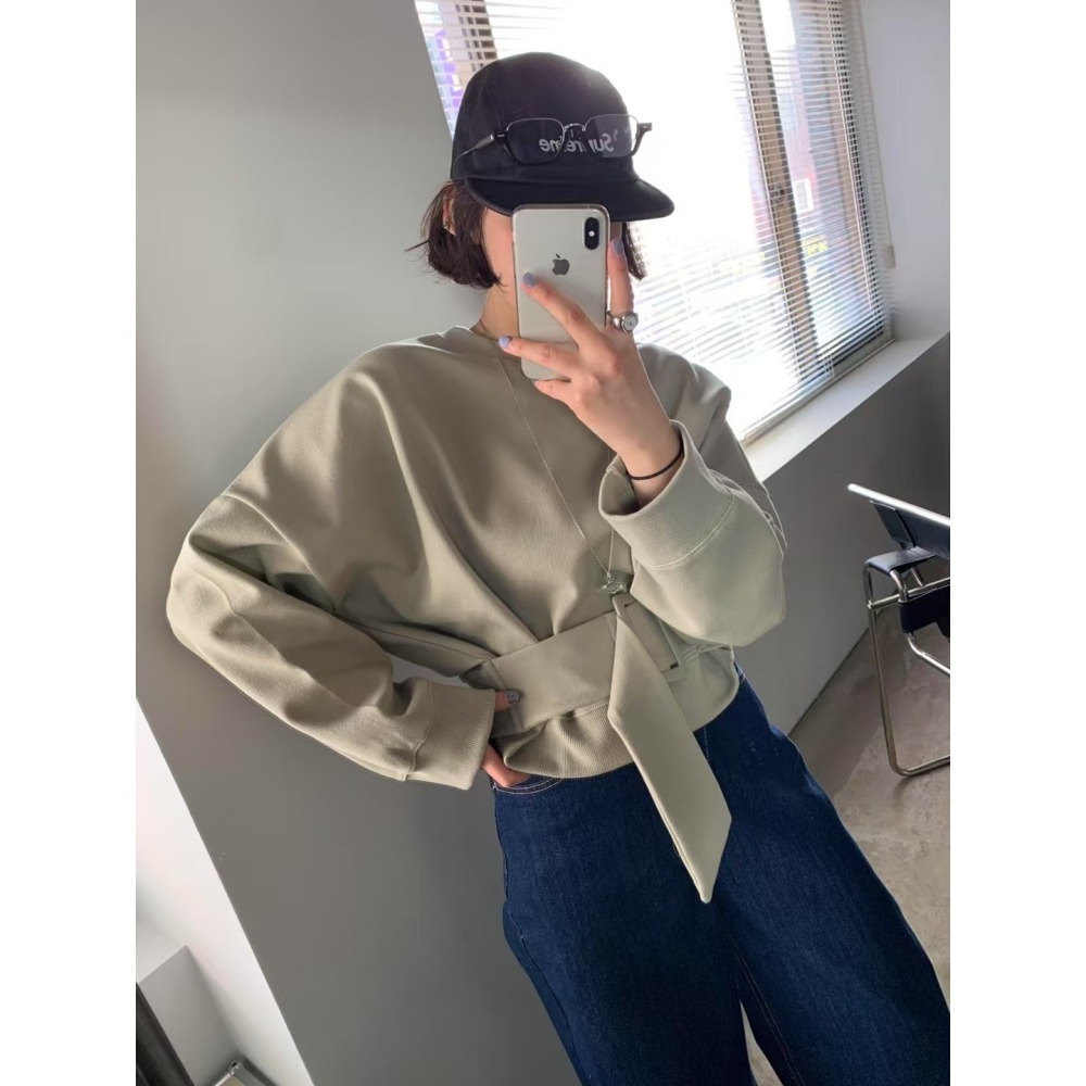 ✈️粉現貨1-正韓🇰🇷//雪熙歐膩//腰封造型上衣~4.5-細節圖8