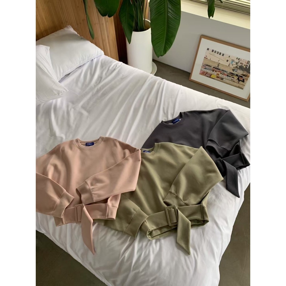 ✈️粉現貨1-正韓🇰🇷//雪熙歐膩//腰封造型上衣~4.5-細節圖11