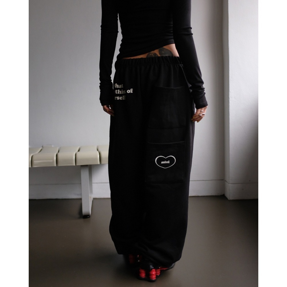 ✈️現貨-正韓🇰🇷//Mini家//兩個口袋的英字衛褲~4.20-細節圖5