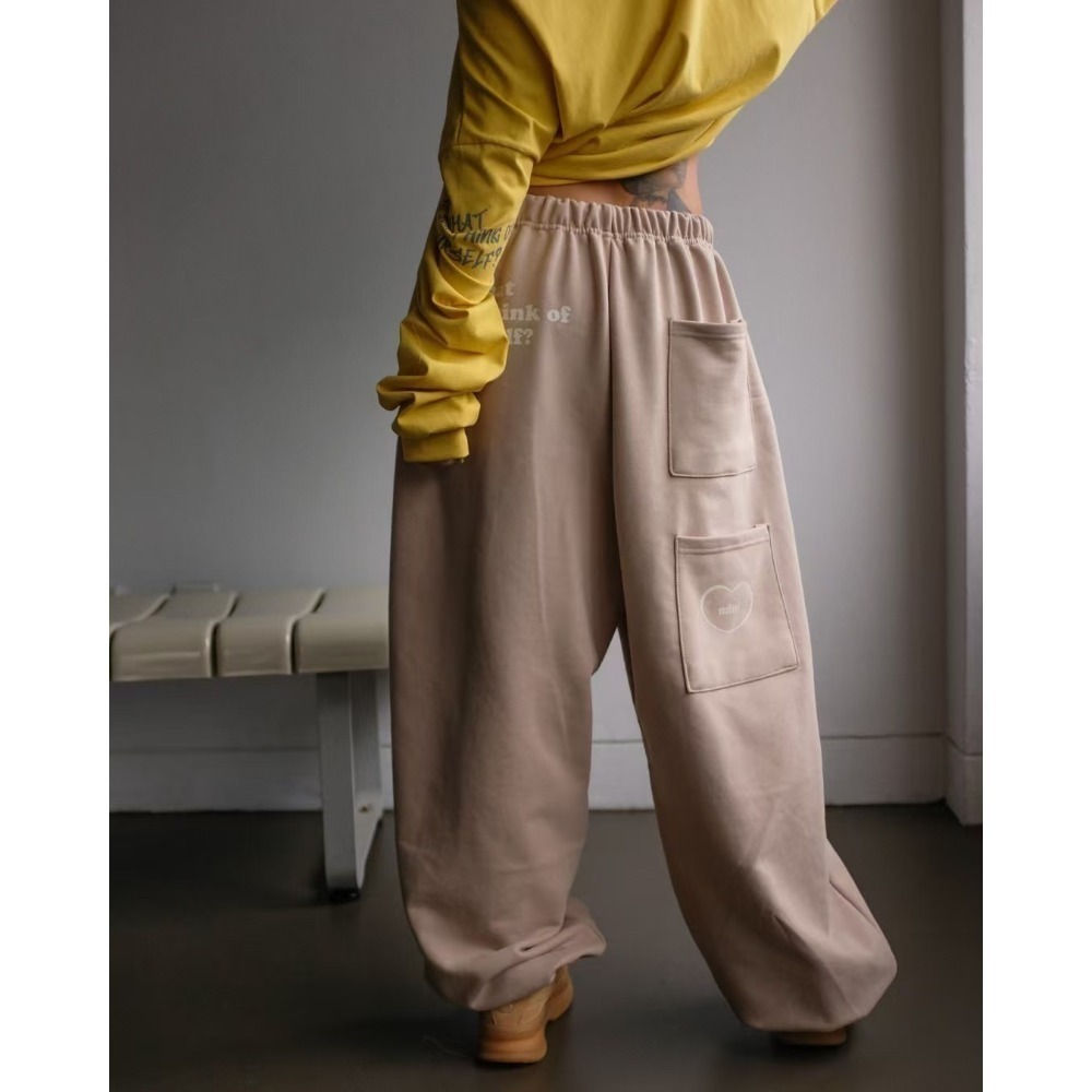 ✈️現貨-正韓🇰🇷//Mini家//兩個口袋的英字衛褲~4.20-規格圖11