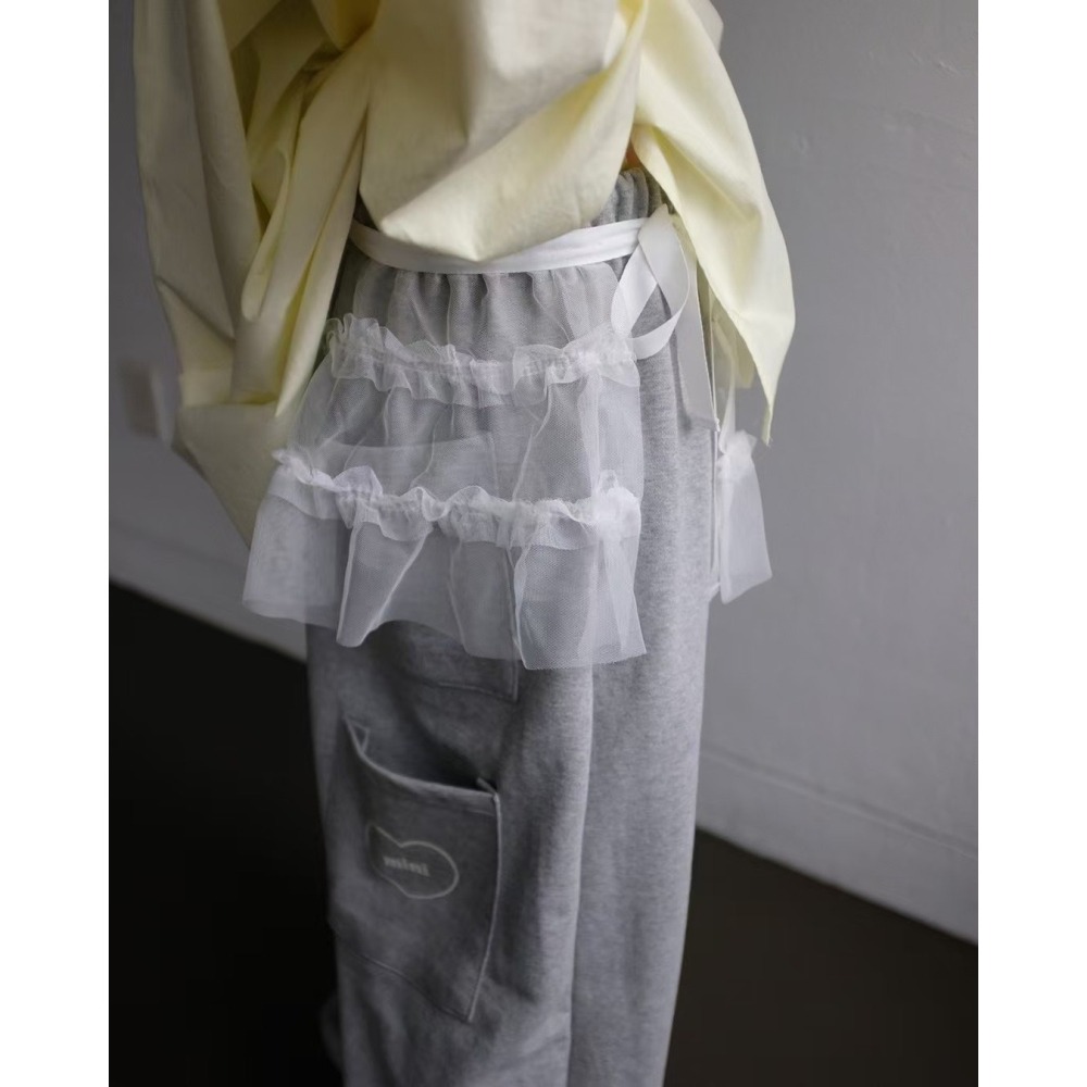 ✈️黑現貨1-正韓🇰🇷//Minicloset//疊搭蛋糕蕾絲襯裙~4.20-細節圖4