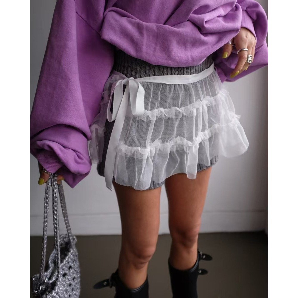 ✈️黑現貨1-正韓🇰🇷//Minicloset//疊搭蛋糕蕾絲襯裙~4.20-細節圖5