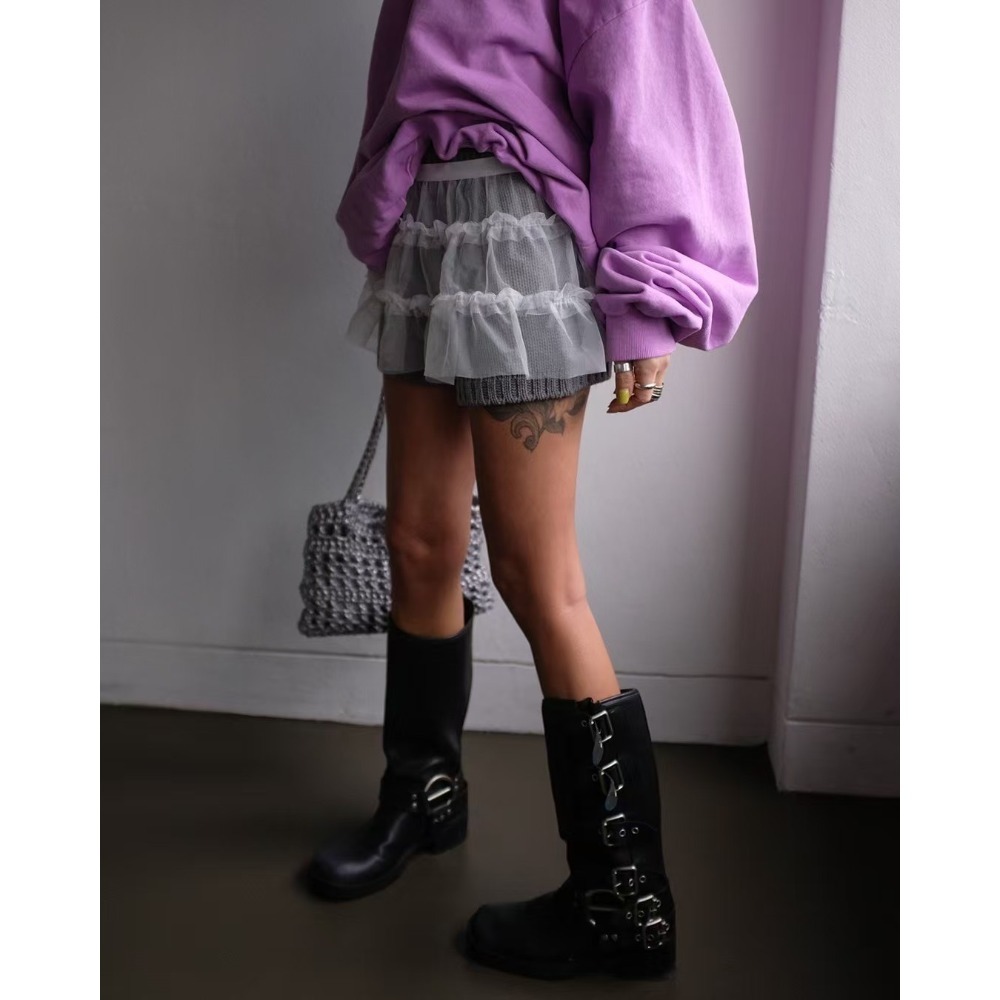 ✈️黑現貨1-正韓🇰🇷//Minicloset//疊搭蛋糕蕾絲襯裙~4.20-規格圖11
