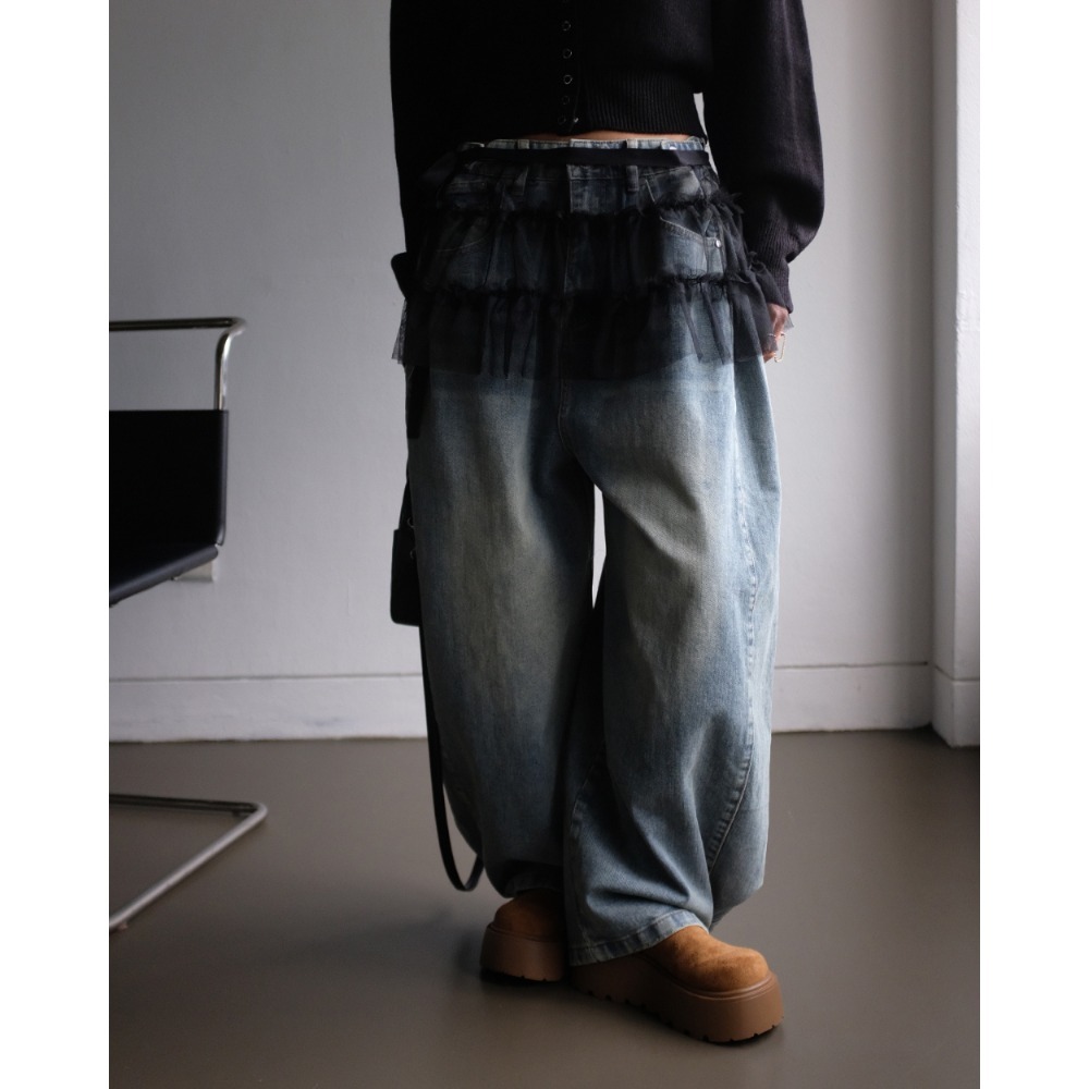 ✈️黑現貨1-正韓🇰🇷//Minicloset//疊搭蛋糕蕾絲襯裙~4.20-規格圖11