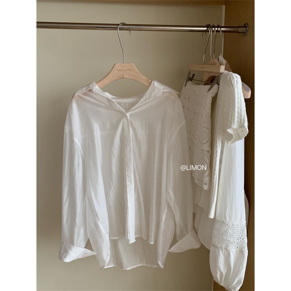 ✈️預購-//檸檬家🍋//輕法感天絲襯衫~5.1-細節圖8