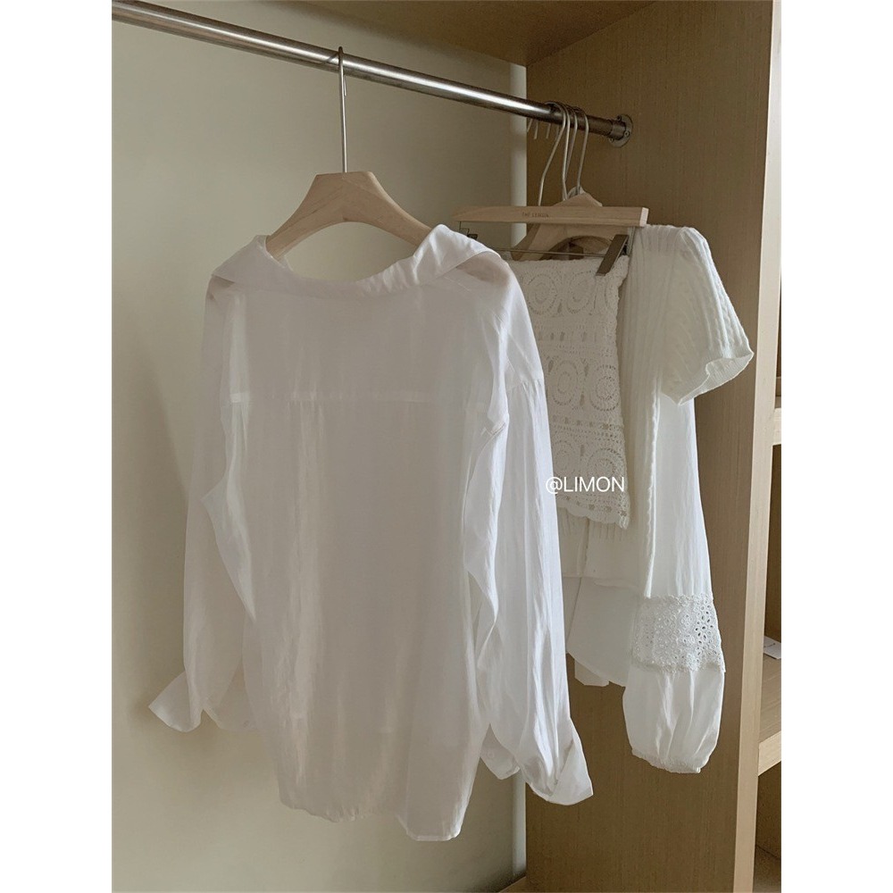 ✈️預購-//檸檬家🍋//輕法感天絲襯衫~5.1-細節圖9