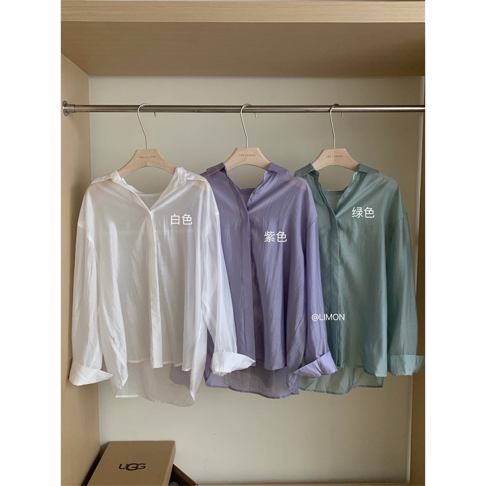 ✈️預購-//檸檬家🍋//輕法感天絲襯衫~5.1-細節圖11