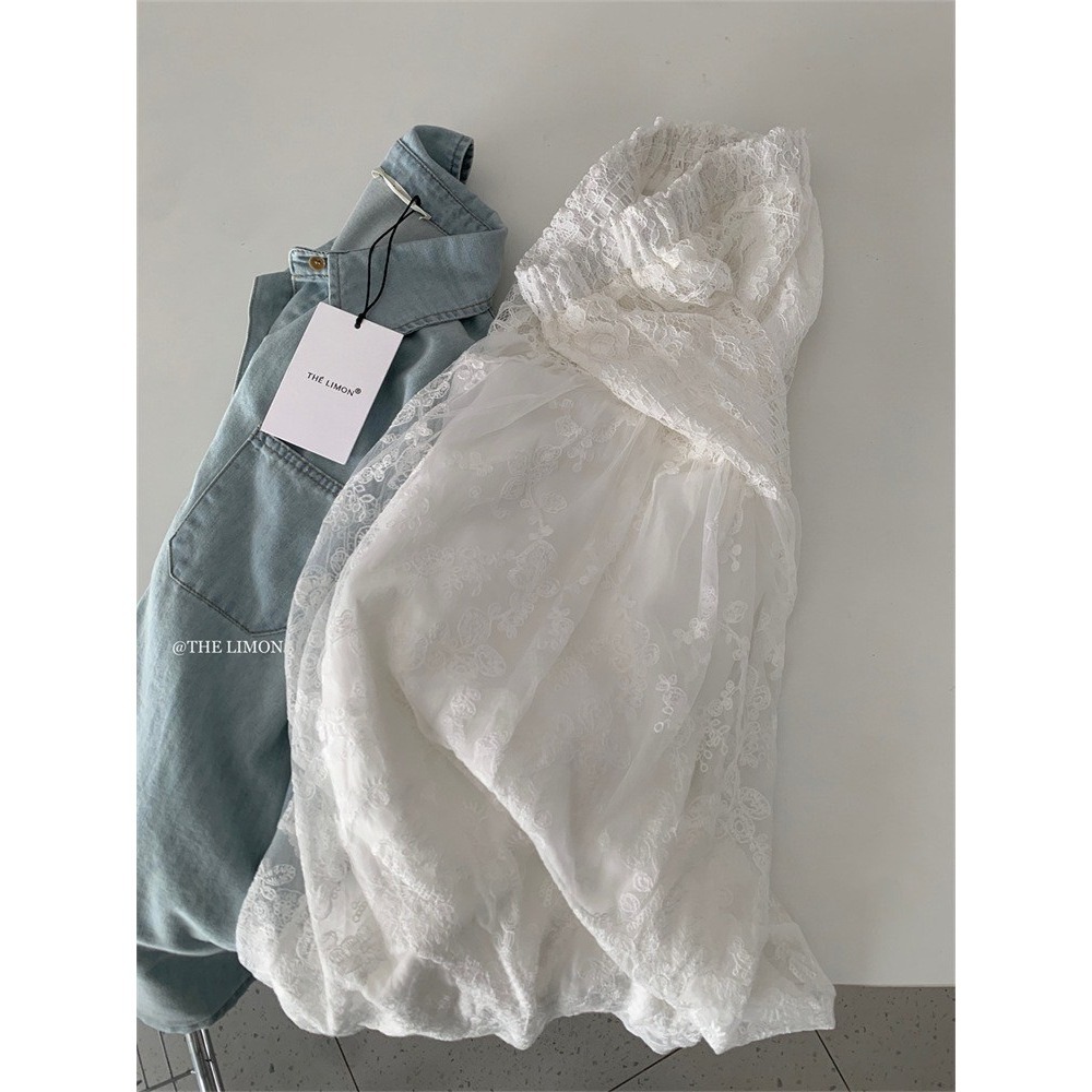 ✈️現貨1-//檸檬家🍋//超仙燒花蕾絲半裙~5.15-細節圖9