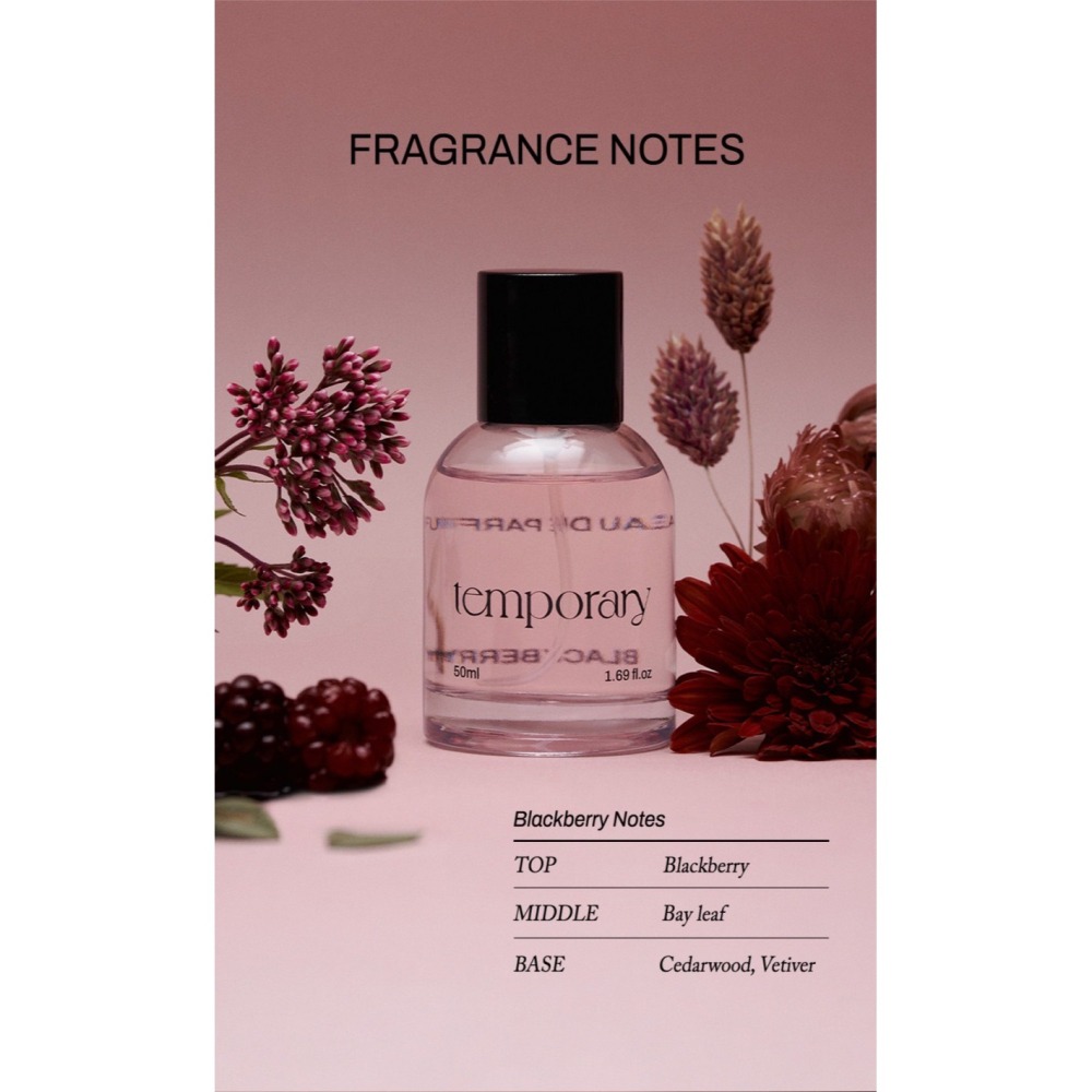 ✈️現貨-韓國🇰🇷//韓國Temporary片刻淡香水-黑莓筆記(50ml)-細節圖5