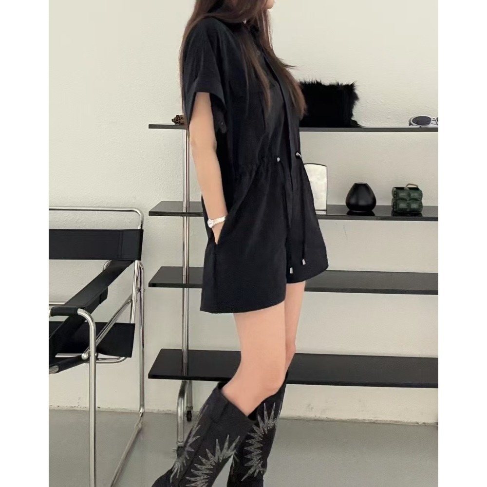 ✈️卡綠現貨1-正韓🇰🇷//紅脣歐膩//工裝風連體短褲~5.10-規格圖11