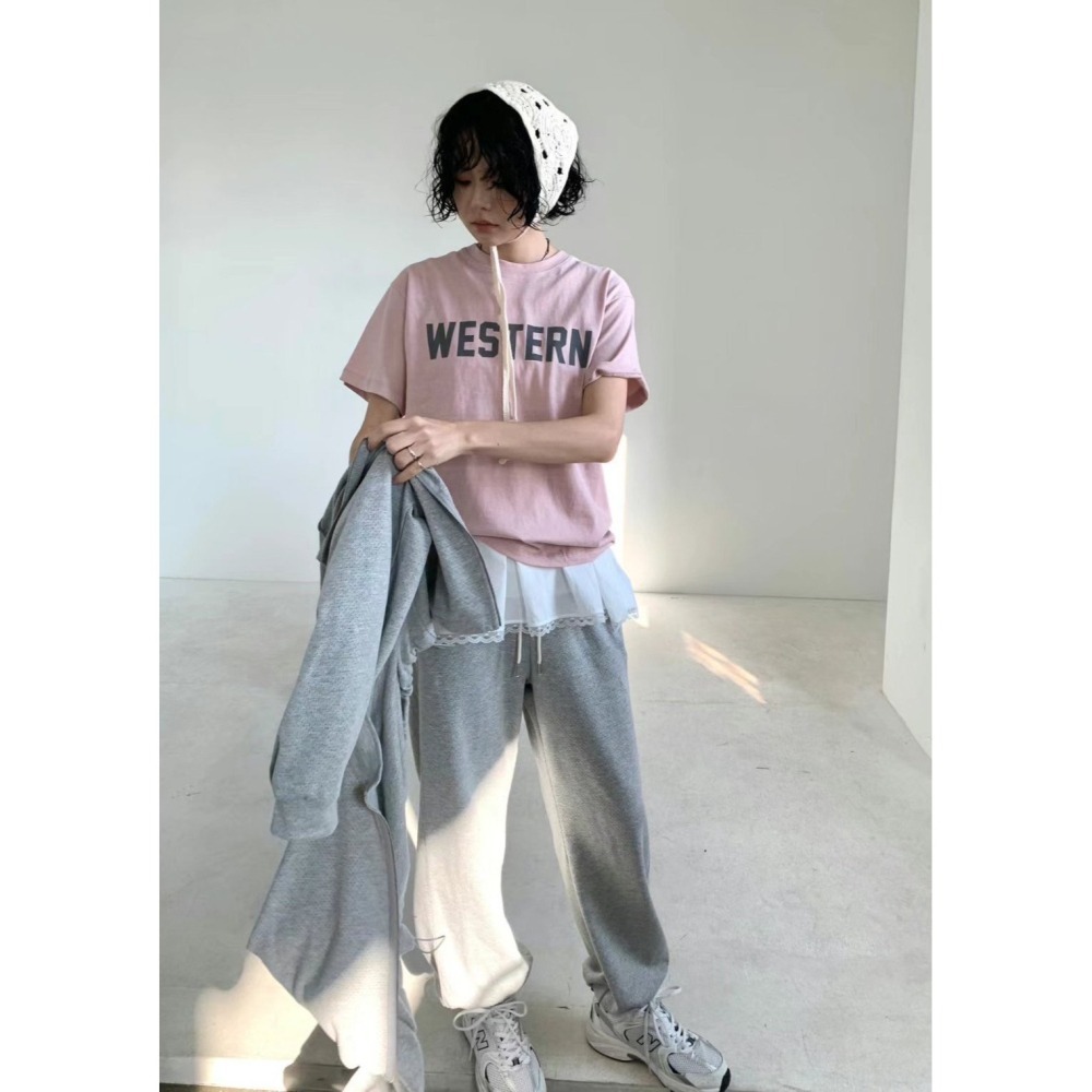 ✈️現貨-正韓🇰🇷//WESTERN休閒T恤~3色~5.20-細節圖4
