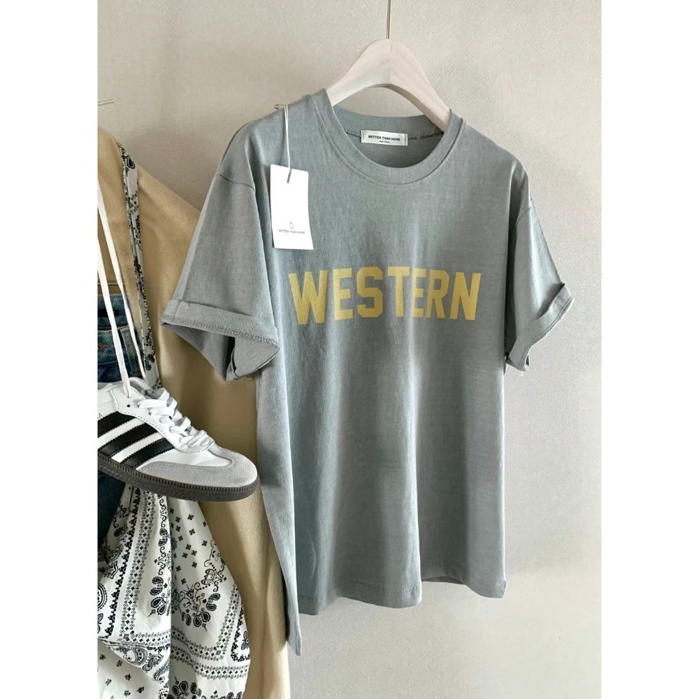 ✈️現貨-正韓🇰🇷//WESTERN休閒T恤~3色~5.20-規格圖11