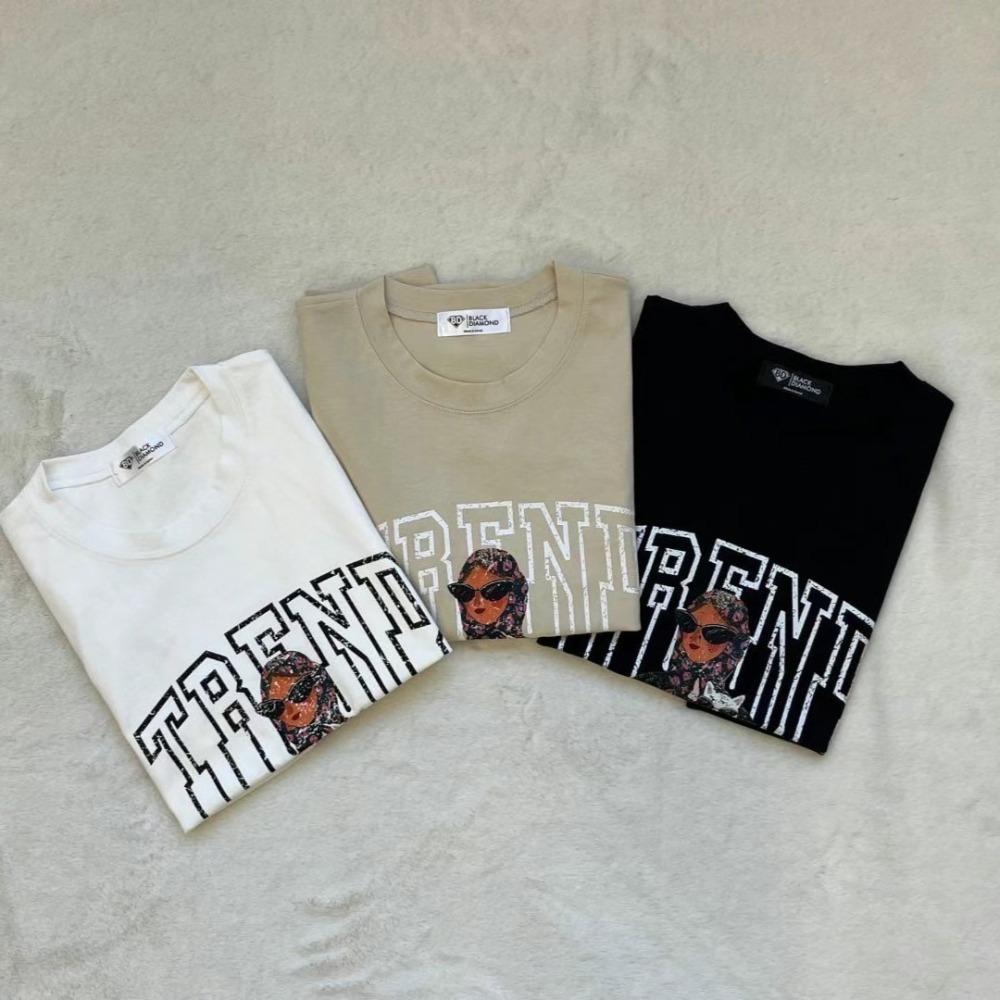 ✈️現貨-正韓🇰🇷//TREND刷舊女愛貓圖T恤~3色-細節圖3