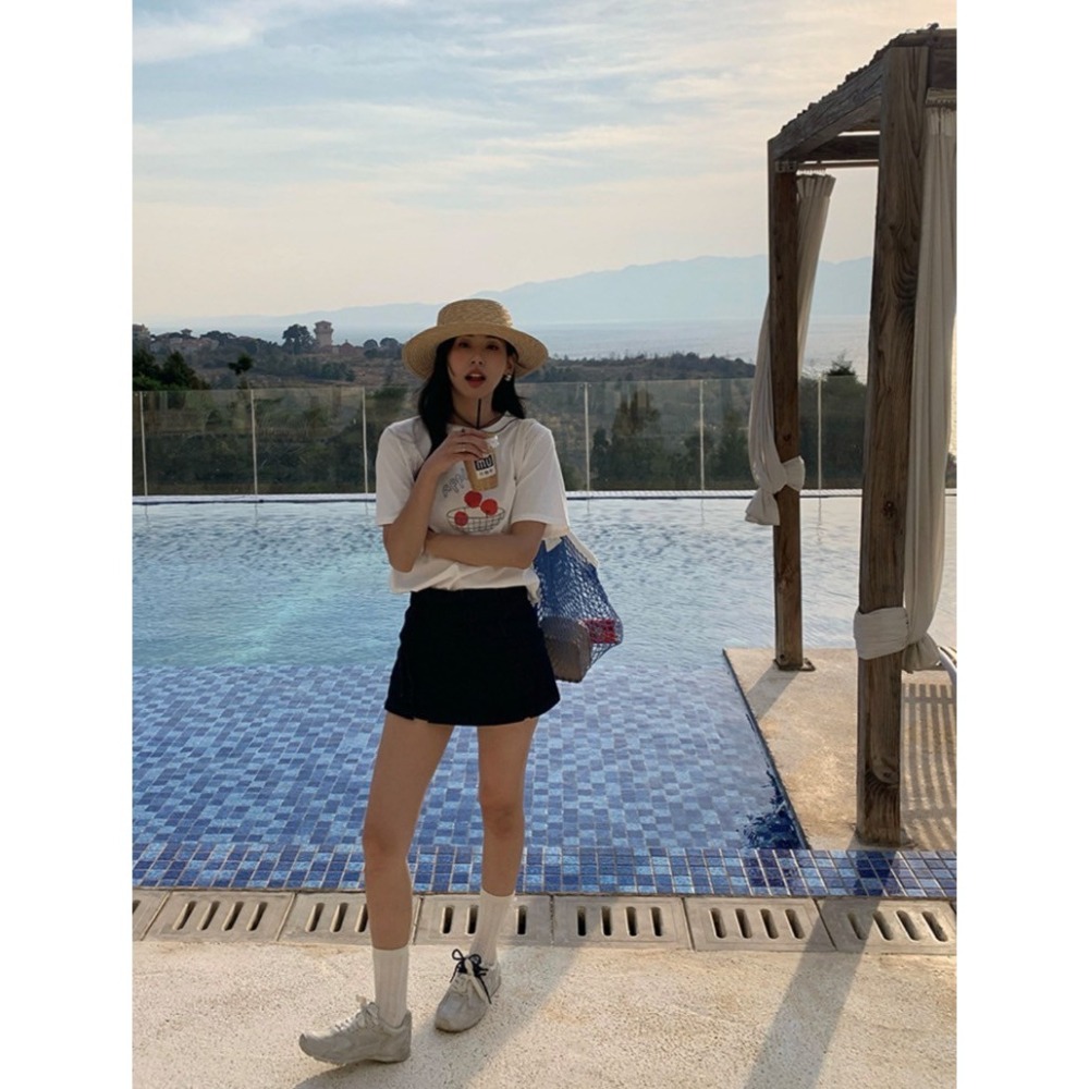 ✈️藍現貨1-//HOO家//APPLE小蘋果Tee~6.10-細節圖2