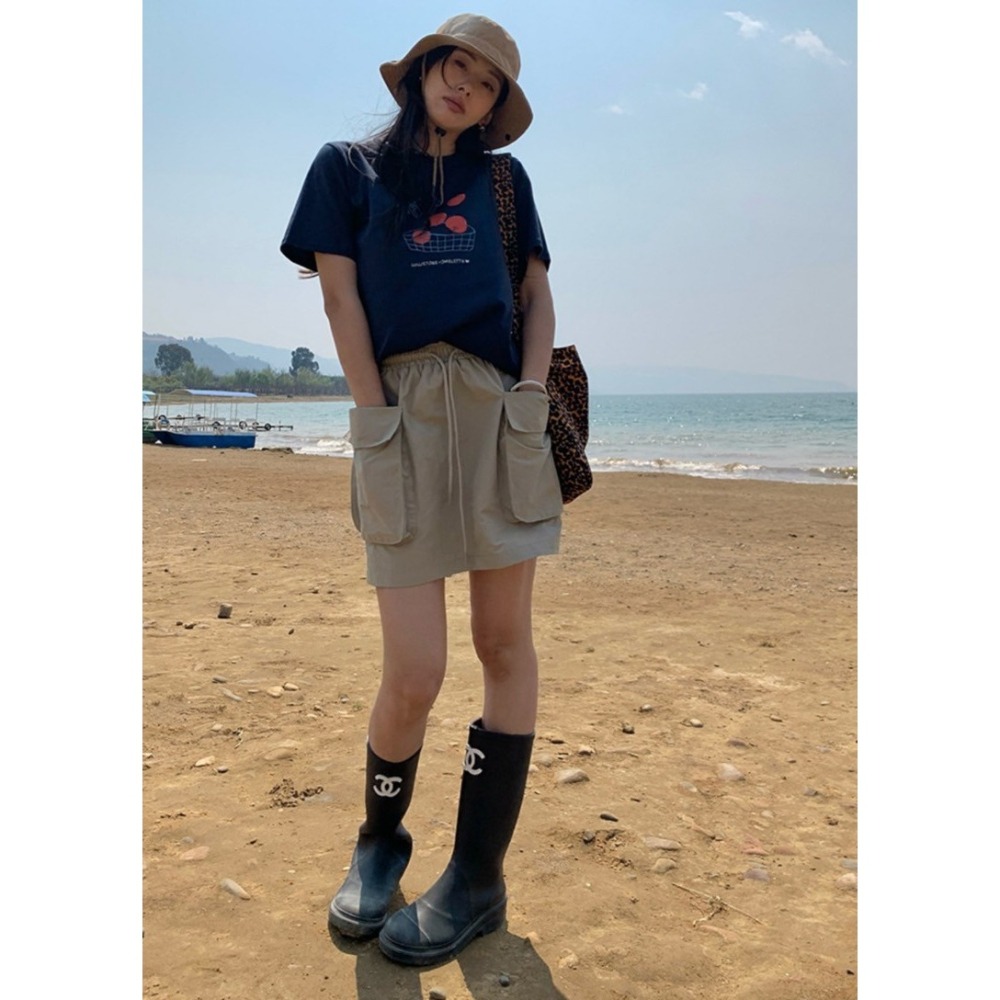 ✈️藍現貨1-//HOO家//APPLE小蘋果Tee~6.10-細節圖4