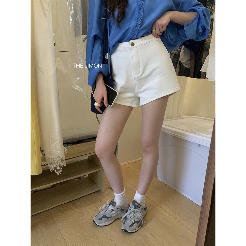 ✈️白S、黑M現貨-//檸檬家🍋//超高彈休閒小熱褲~7.1-細節圖2