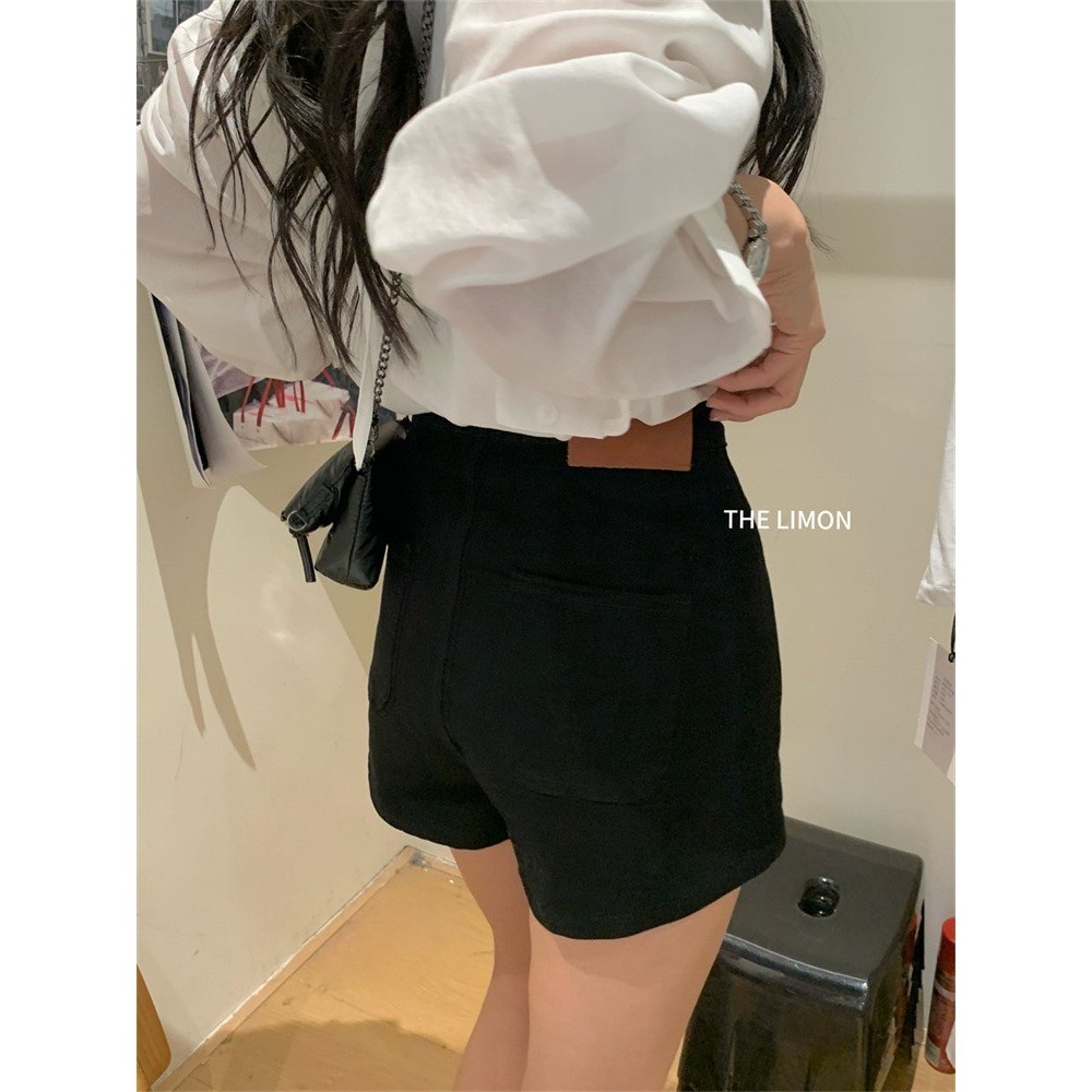 ✈️白S、黑M現貨-//檸檬家🍋//超高彈休閒小熱褲~7.1-細節圖6