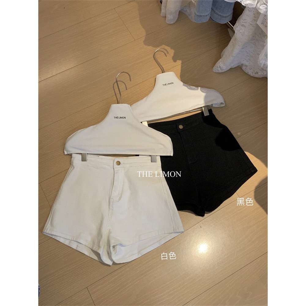 ✈️白S、黑M現貨-//檸檬家🍋//超高彈休閒小熱褲~7.1-細節圖9