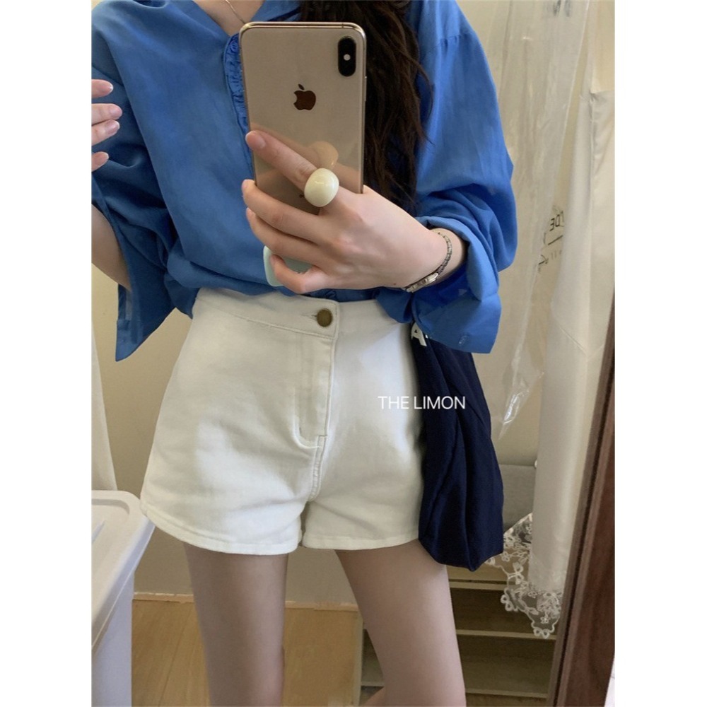 ✈️白S、黑M現貨-//檸檬家🍋//超高彈休閒小熱褲~7.1-細節圖10