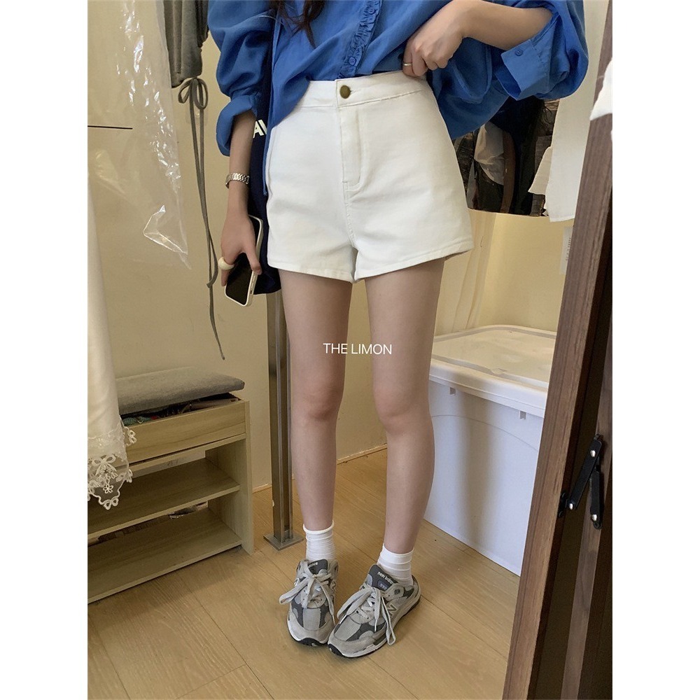 ✈️白S、黑M現貨-//檸檬家🍋//超高彈休閒小熱褲~7.1-細節圖11