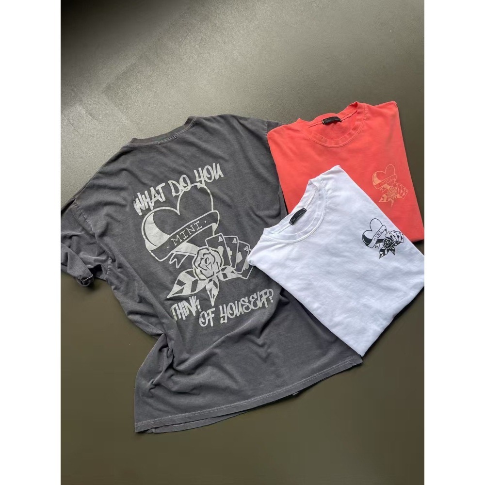 ✈️現貨-正韓🇰🇷//Mini closet//塗鴉玫瑰大版感Tee~7.20-細節圖11