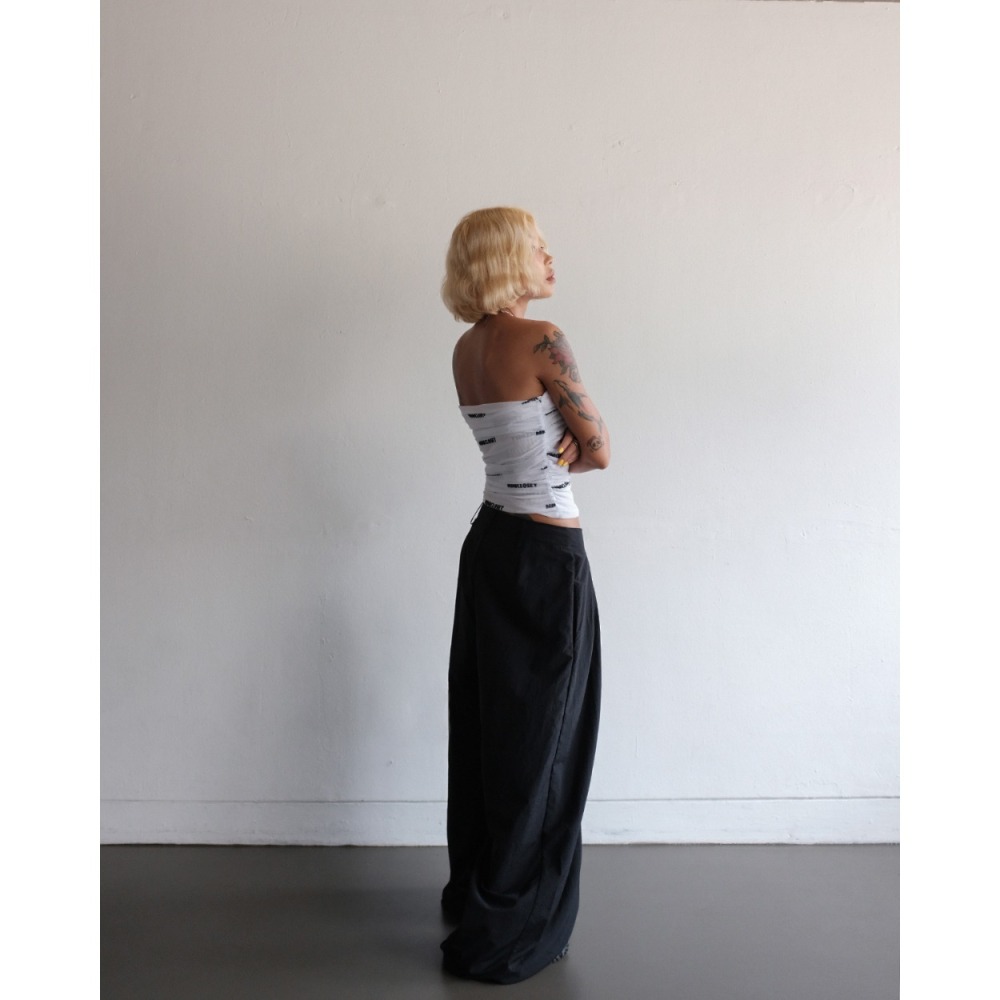 ✈️現貨-正韓🇰🇷//Mini closet//Logo字母抽繩細網小可愛-細節圖6