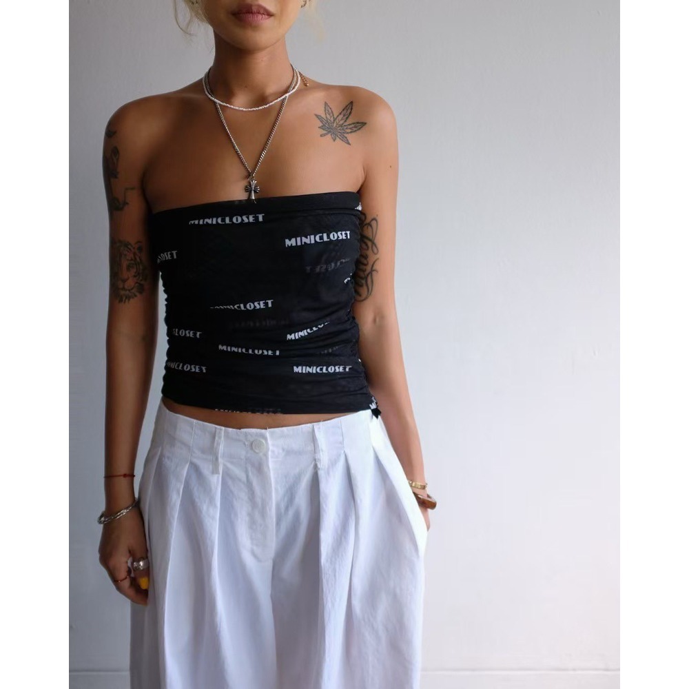 ✈️現貨-正韓🇰🇷//Mini closet//Logo字母抽繩細網小可愛-規格圖11