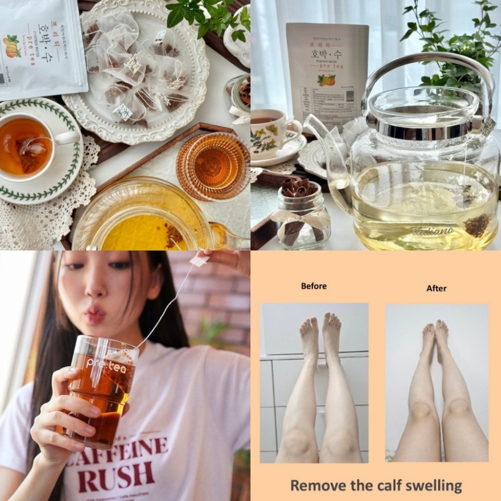 ✈️現貨-韓國🇰🇷 PRETEA 南瓜茶 1.5g*20入/包-細節圖2