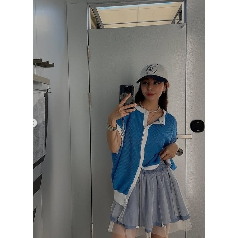 ✈️現貨-韓國🇰🇷//太妍歐膩//涼感針織 運動風坎肩背心-細節圖3