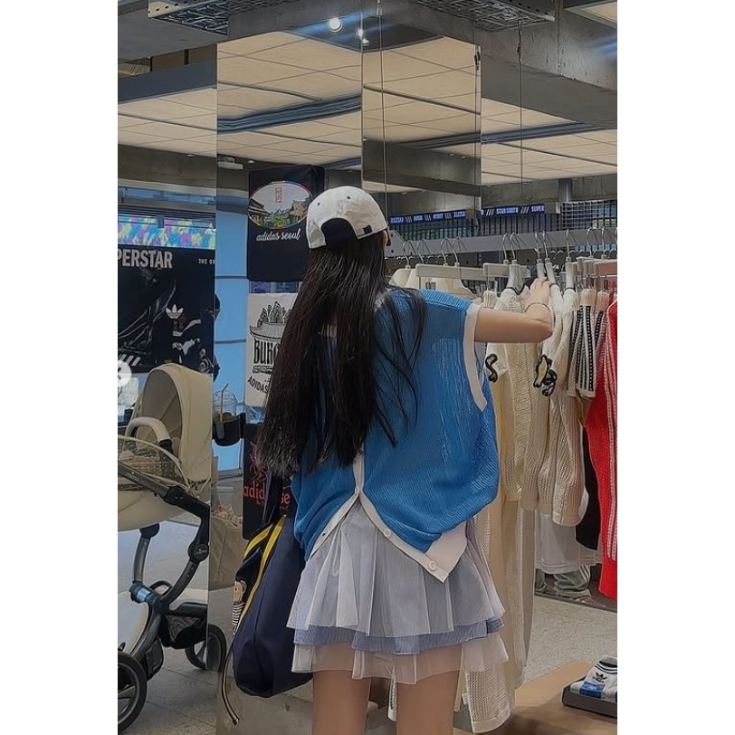 ✈️現貨-韓國🇰🇷//太妍歐膩//涼感針織 運動風坎肩背心-細節圖4