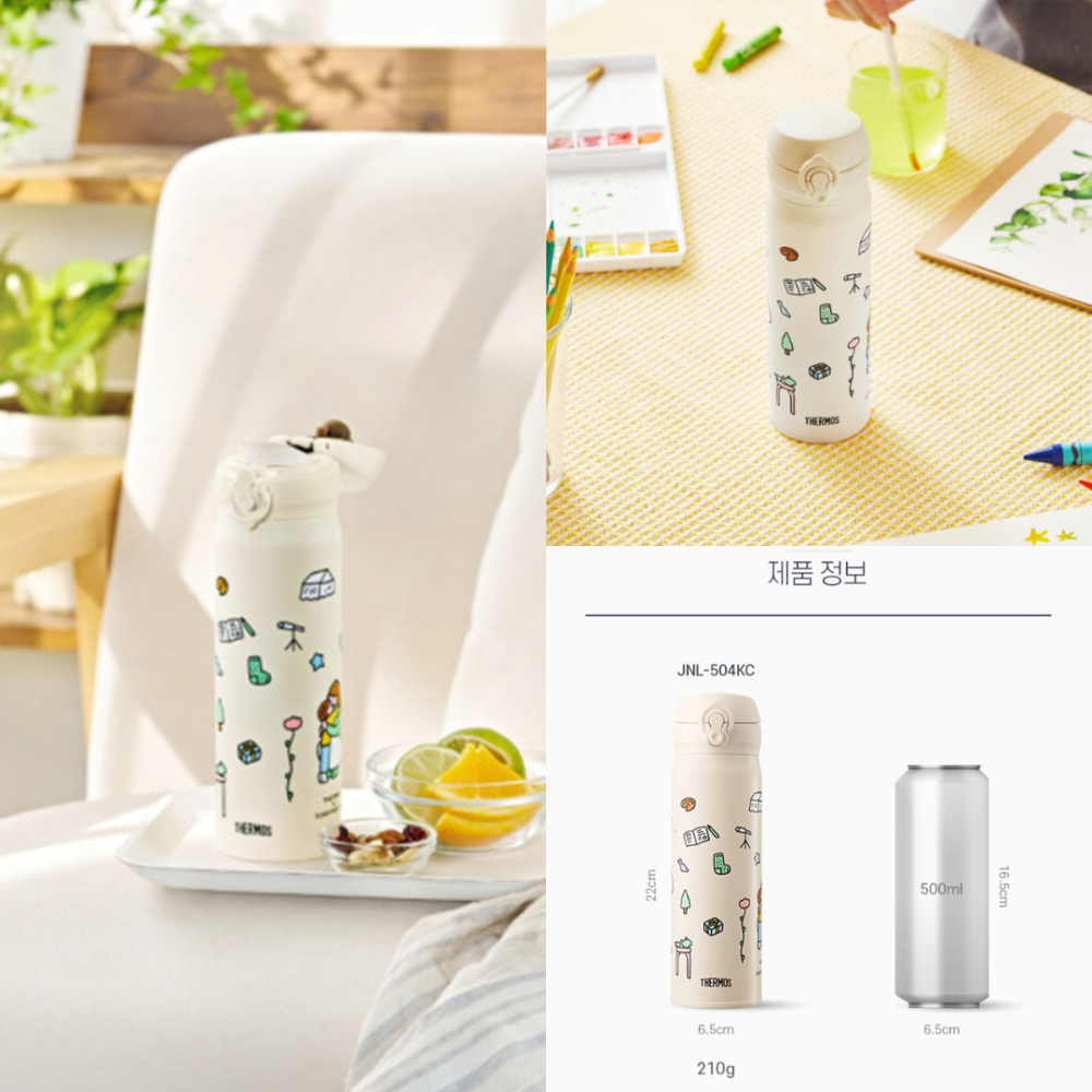 現貨-膳魔師 THEROMS 限定ZERO PER ZERO 聯名款保溫瓶 500ml預計8月中貨抵台-細節圖4