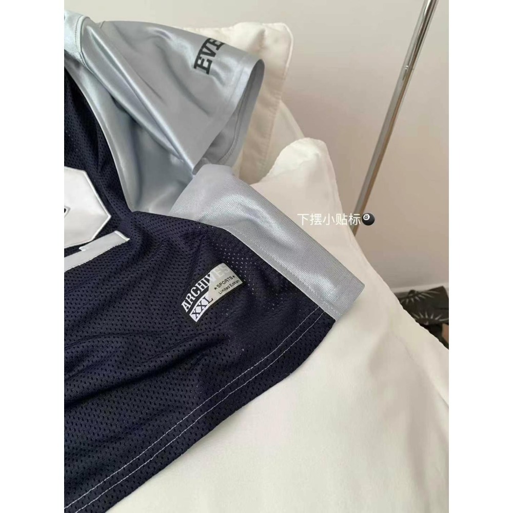 ✈️現貨-//WGWE家//撞色星星美式運動風12號印花Tee~9.1-規格圖11