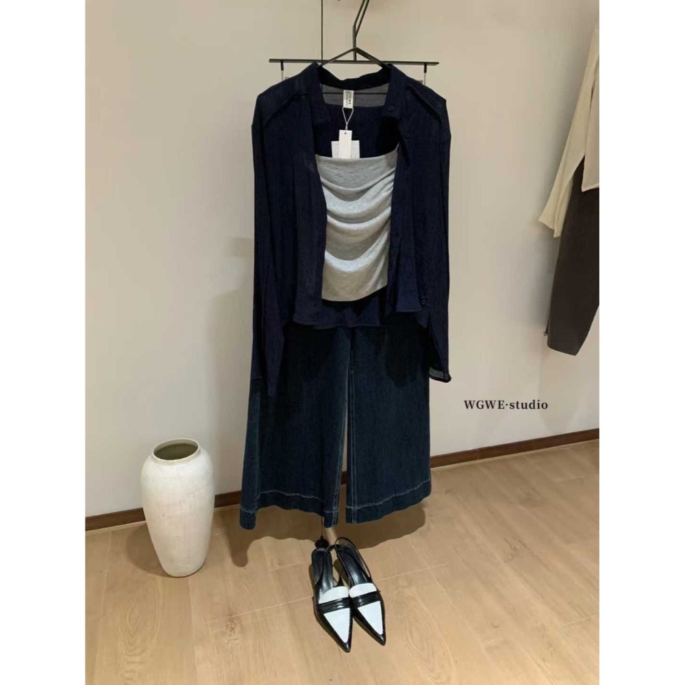 ✈️杏M碼現貨//WGWE家//微透感襯衫~9.30-細節圖9