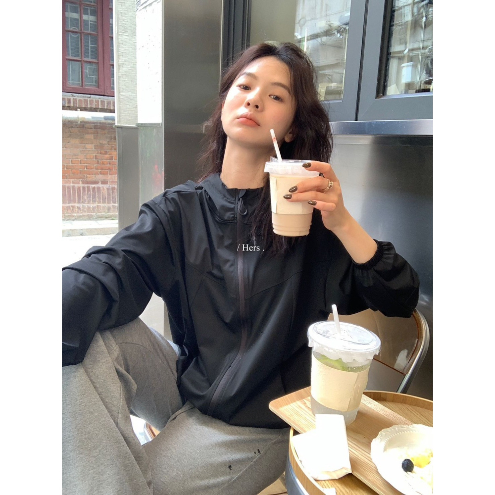 ✈️預購-//Hers家//輕薄秋款連帽防曬外套~10.20-細節圖2
