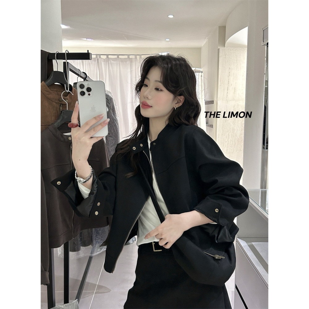 ✈️預購-//檸檬家🍋//麂皮絨短版外套＋同款包組~11.30-細節圖4