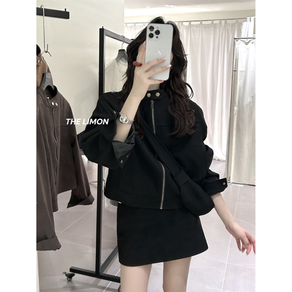 ✈️預購-//檸檬家🍋//麂皮絨短版外套＋同款包組~11.30-細節圖10