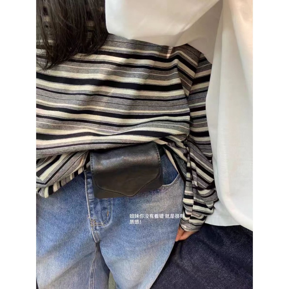 ✈️咖現貨-//穿搭選品// 歐膩凹造型小方包腰包-細節圖2