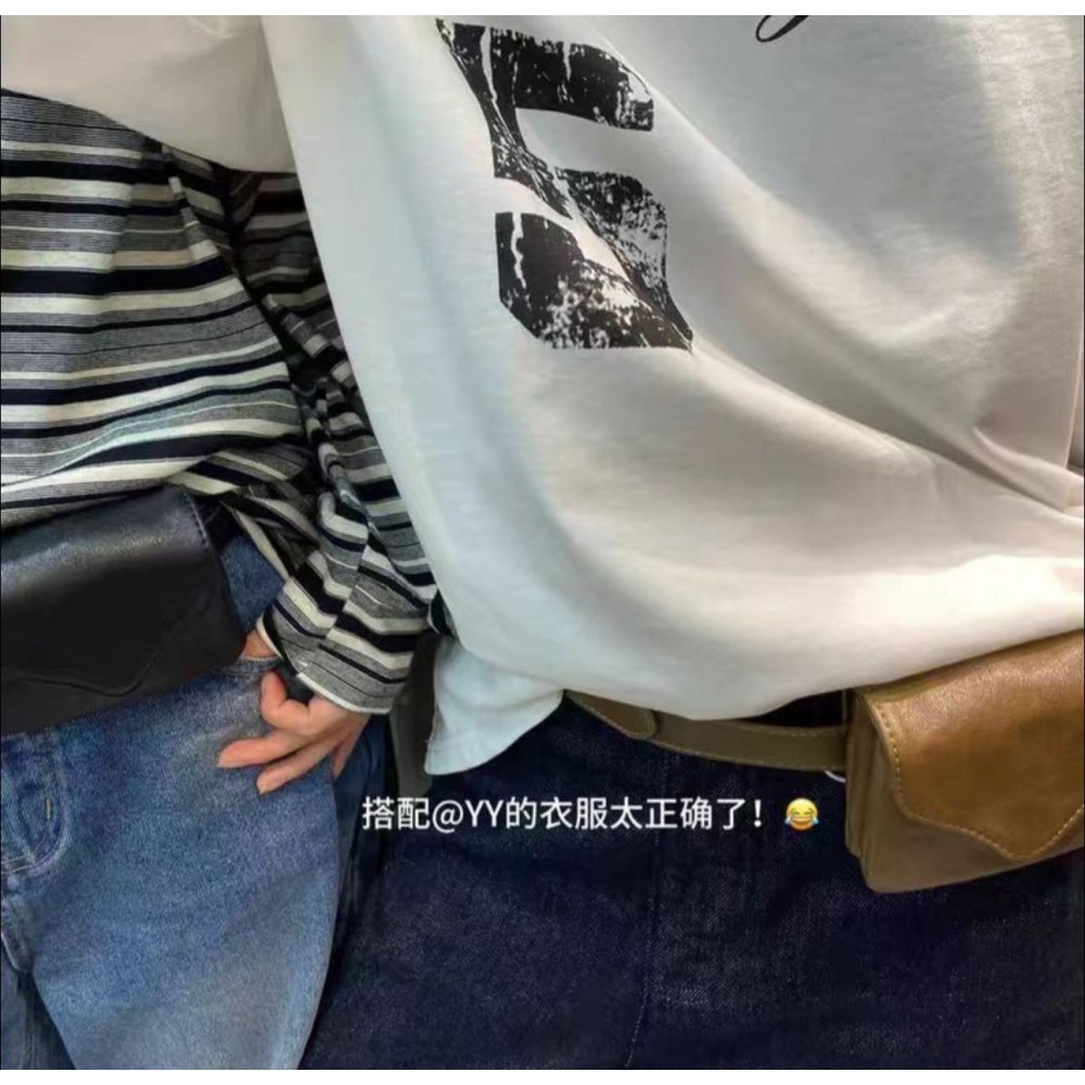 ✈️咖現貨-//穿搭選品// 歐膩凹造型小方包腰包-細節圖7
