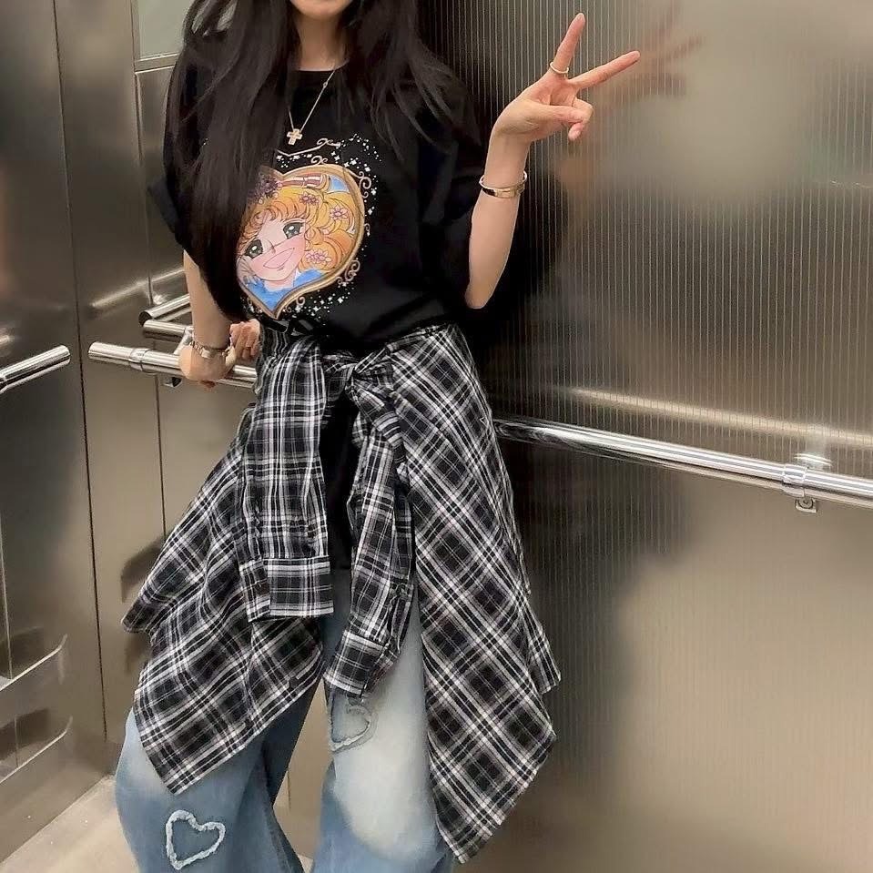 ✈️預購-韓國🇰🇷//太妍歐膩//Candy插畫感印花Tee~11.30-細節圖5