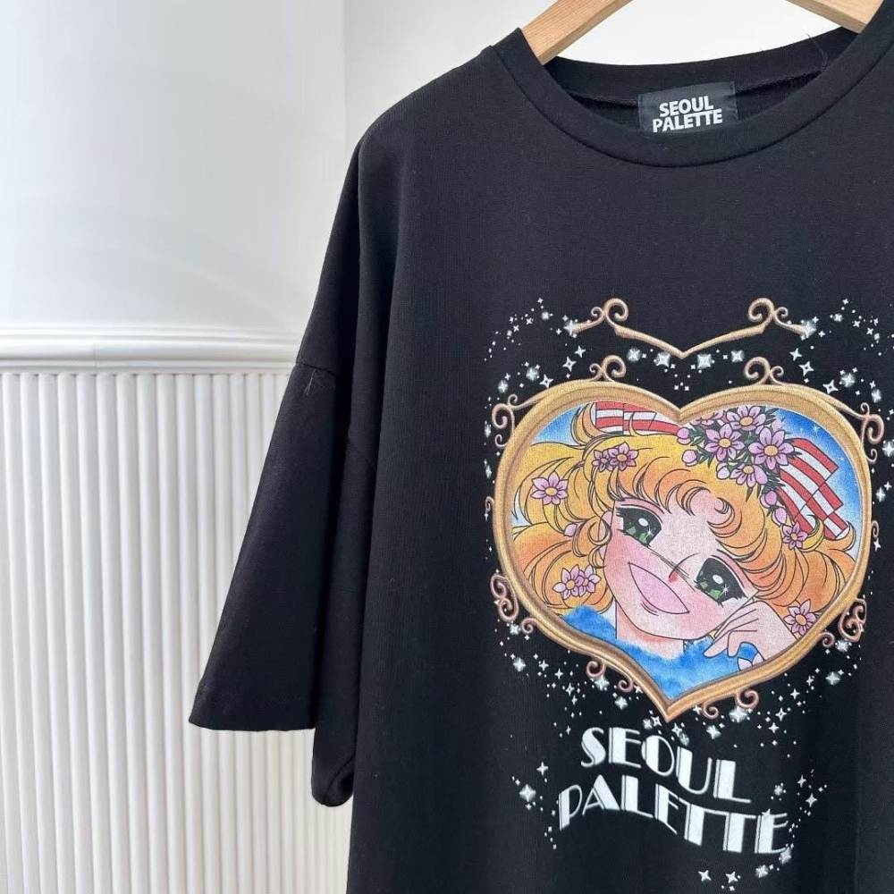 ✈️預購-韓國🇰🇷//太妍歐膩//Candy插畫感印花Tee~11.30-細節圖9