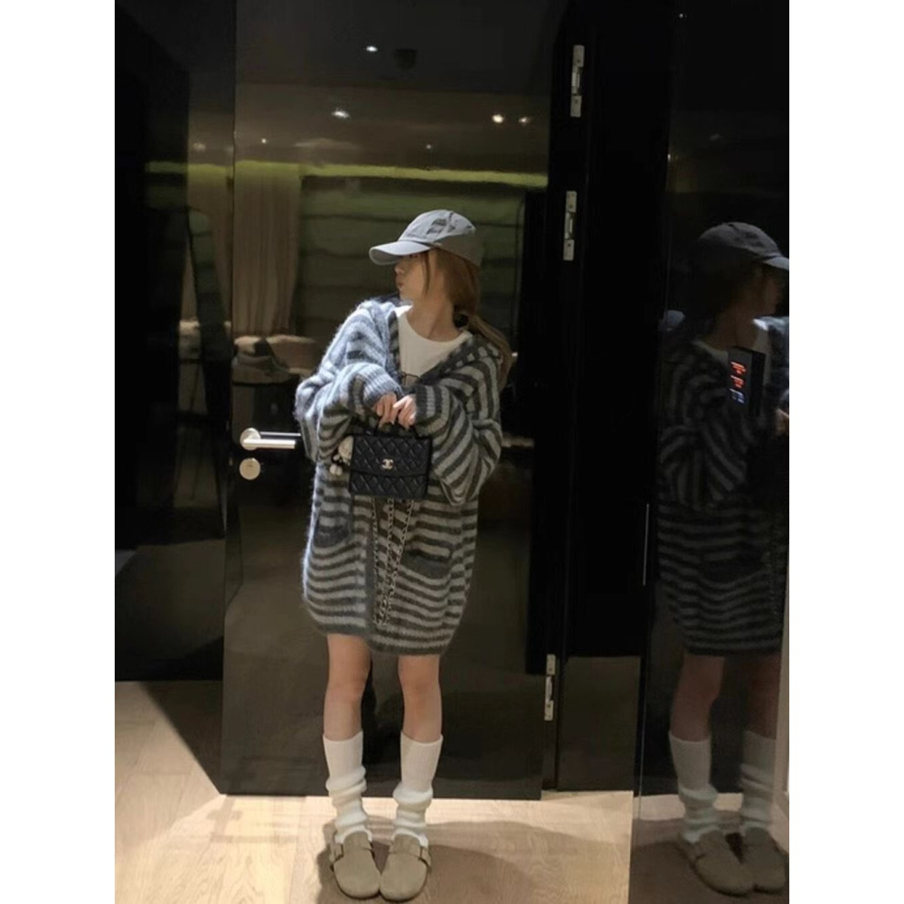 ✈️預購-// YJ家//燕麥巧巧中長款針織外套~12.15-細節圖4