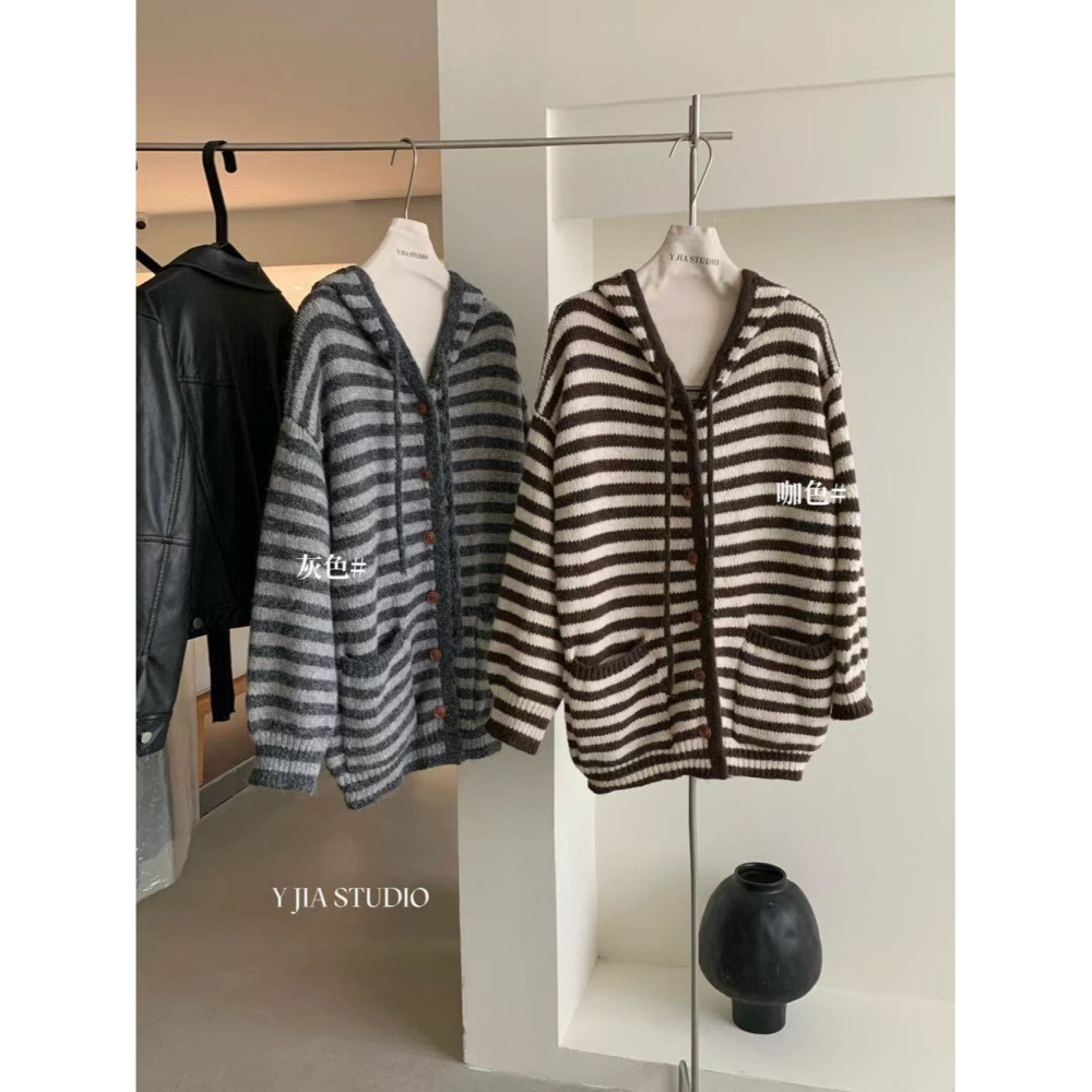 ✈️預購-// YJ家//燕麥巧巧中長款針織外套~12.15-細節圖10