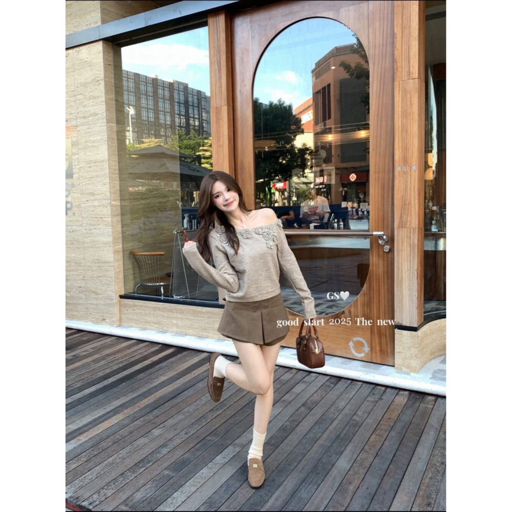 ✈️預購-//GS家//挺版雙層百搭褲裙~12.15-細節圖4