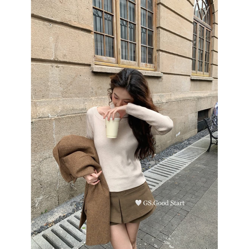 ✈️預購-//GS家//挺版雙層百搭褲裙~12.15-細節圖9